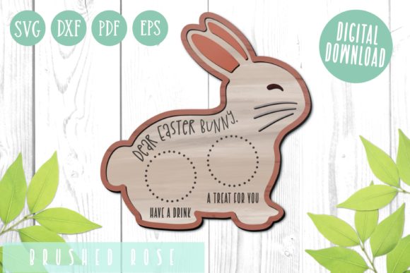Download Easter Bunny Tray Laser Glowforge SVG - Premium Resources